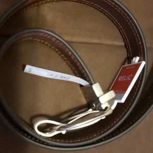 Black Relic Belt by Fossil